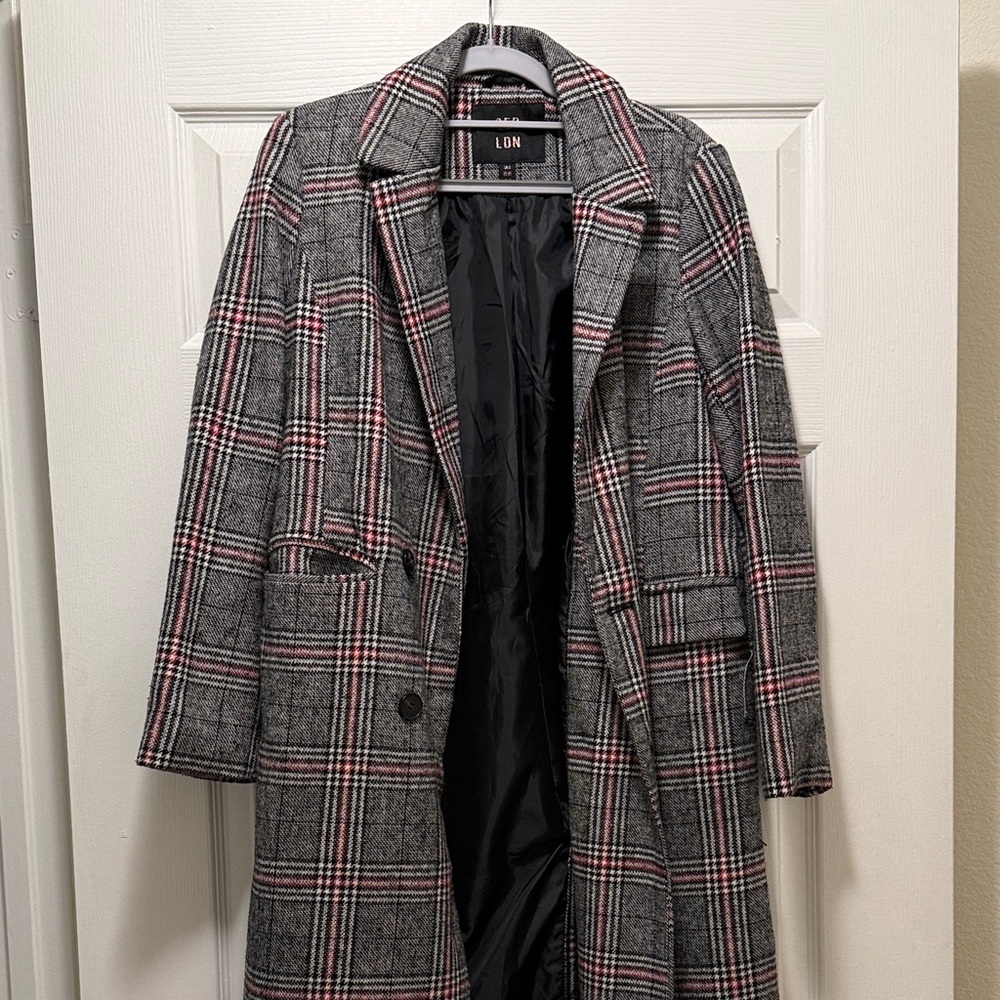 Asos Womens Plaid Coat